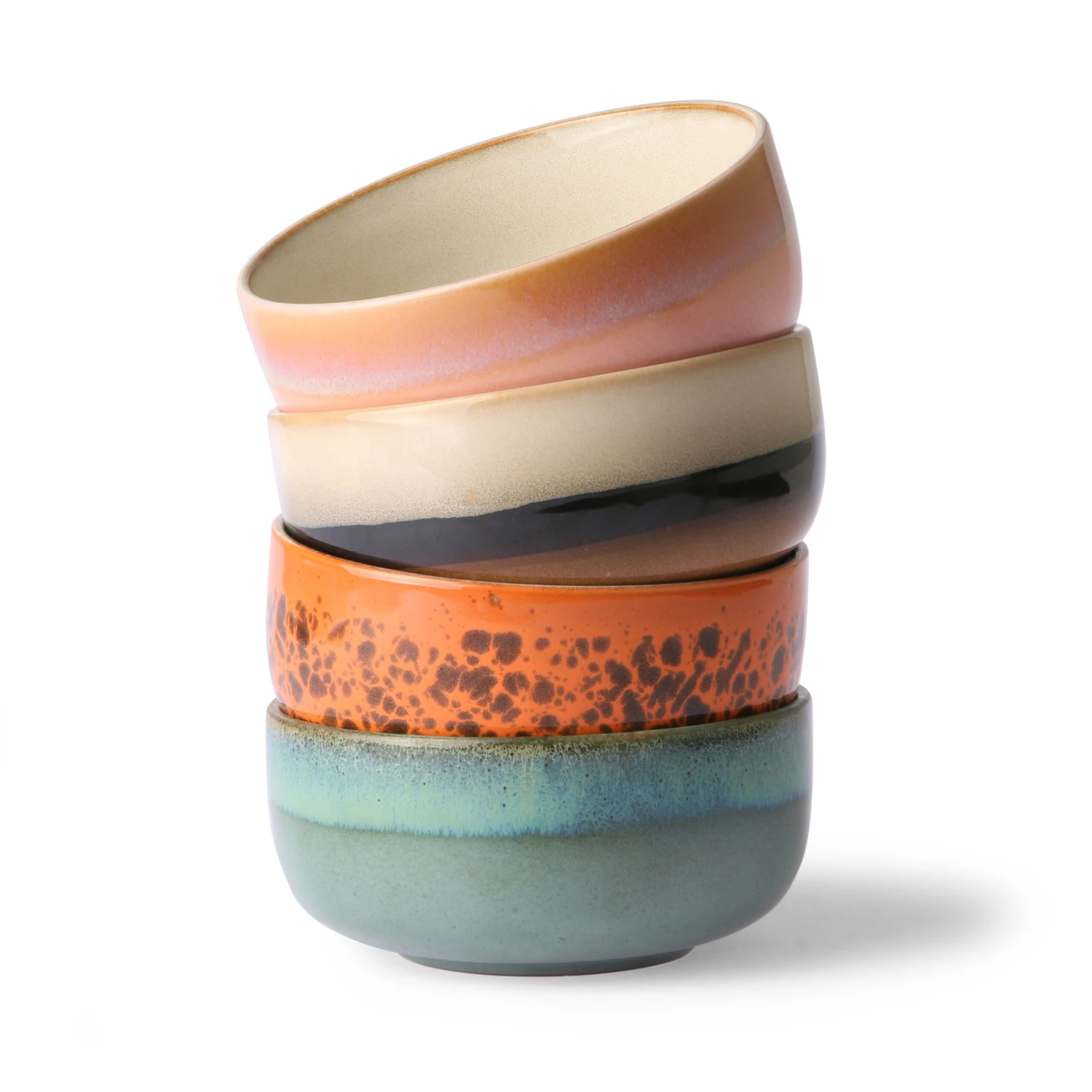 70's Dessertkom 4-delig - Afbeelding 2